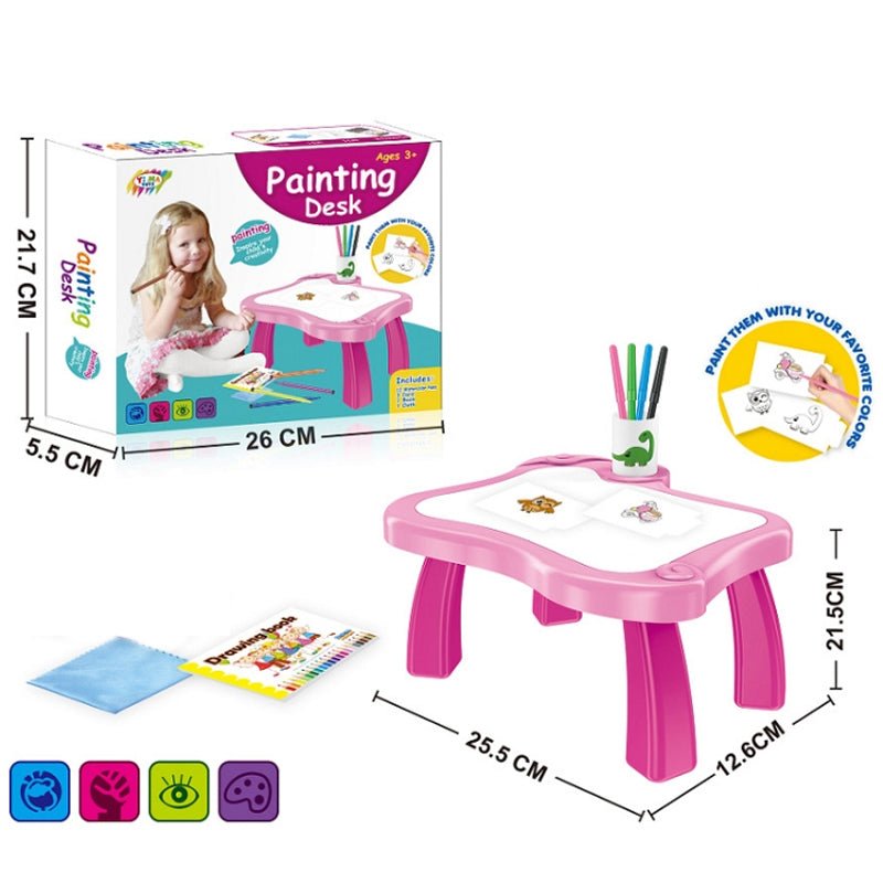 Educational Painting Desk - BLL - ET - 001YM - Planet Junior