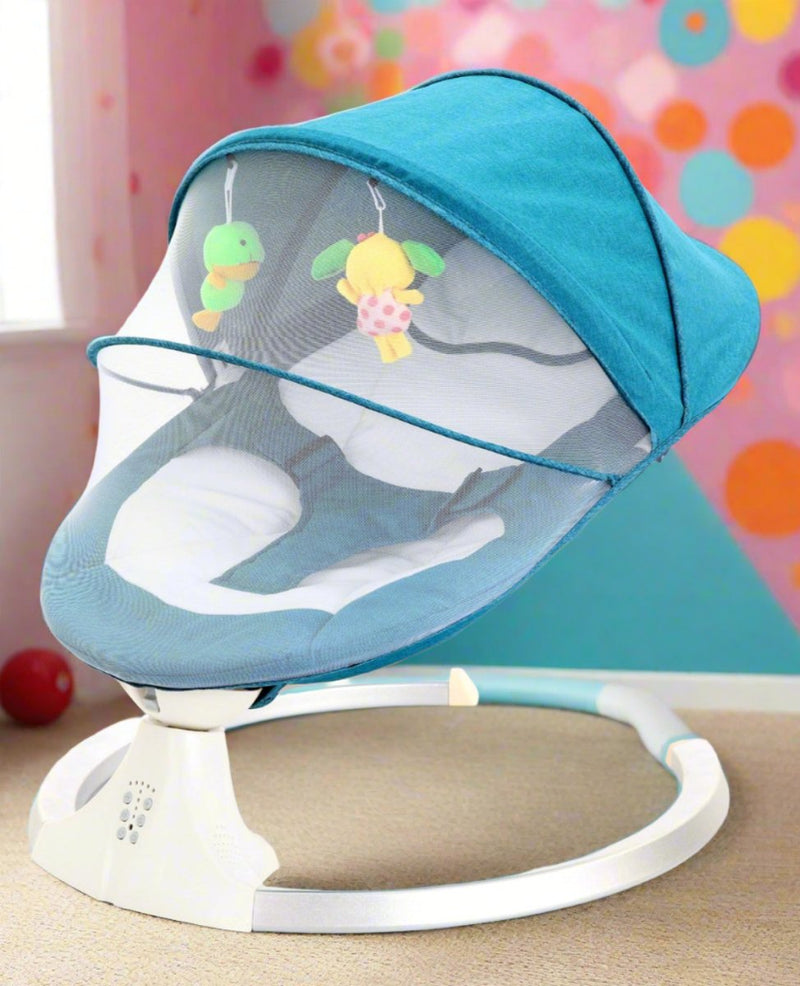 Electric Automatic Baby Swing Chair - BLL - SWE - 668BLUE - Planet Junior