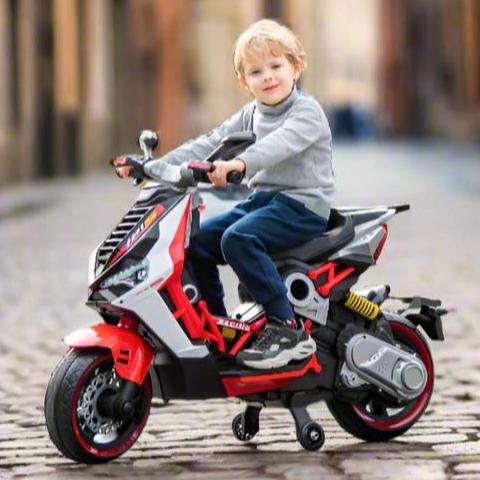 Electric Kids Motorbike with Hand Race & 2 Motors β Planet Junior