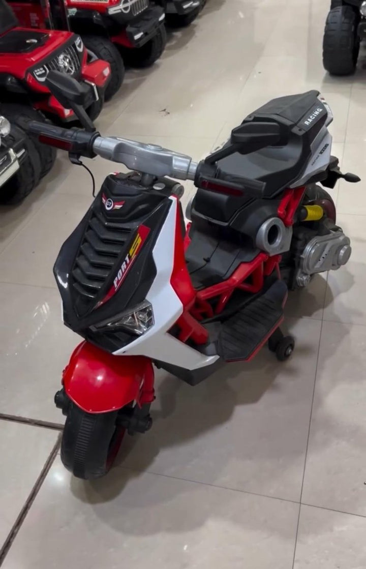 Electric Kids Motorbike with Hand Race & 2 Motors - BLL - MB - 6V - Planet Junior