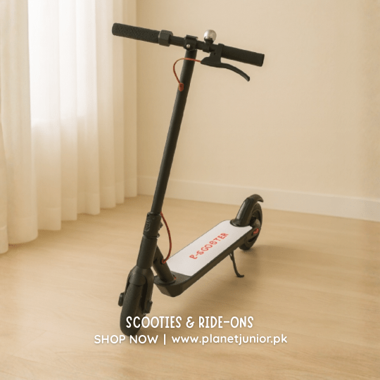Electric Scooty with Long Range and Safe Brake - BLL - ES - 00995 - XMD - Planet Junior