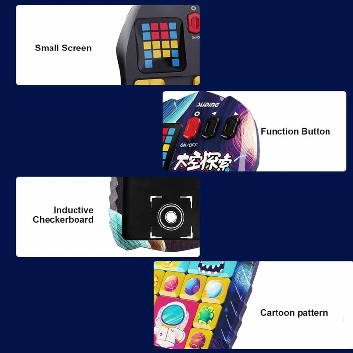 Electronic Digital Slide Puzzle – Interactive Challenge Board for Kids - AKT - 9911A - Planet Junior