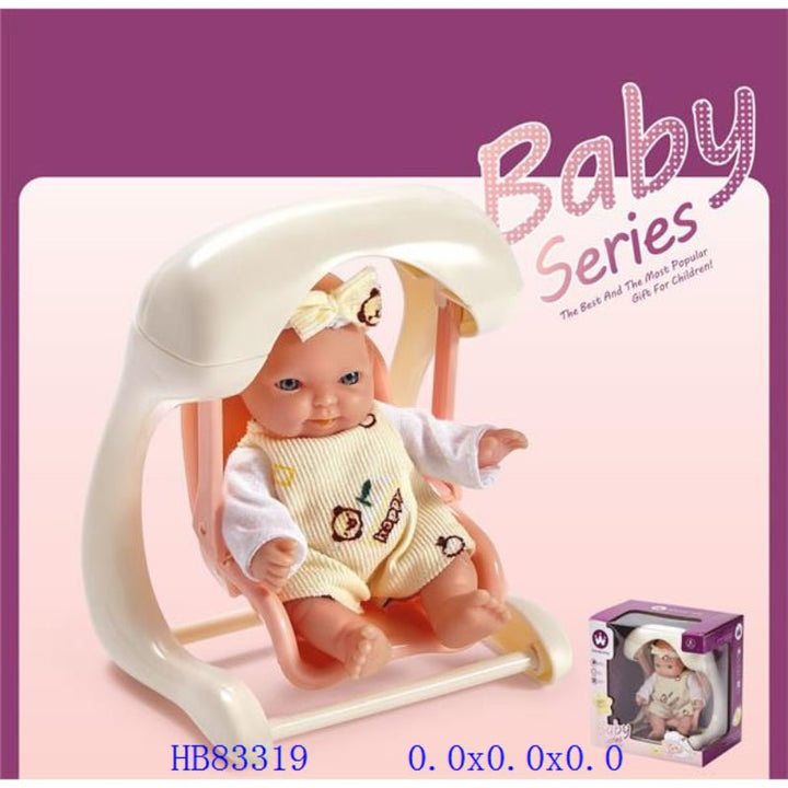 Elegant Baby Doll on Swing Playset - BLL - DL - 6923A - Planet Junior