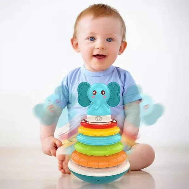 Elephant Baby Stacker – Educational Toy Rings for Early Learning - BLL - MT - 0295HE - Planet Junior