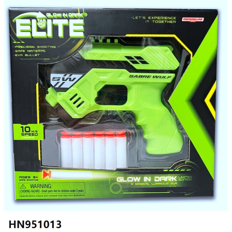 Elite Precision Shooting Gun | Glow in Dark - BLL - GN - 384 NEW - Planet Junior