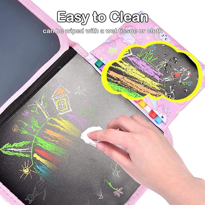 Erasable and Reusable Doodle Magic Book with 3 Makers & 2 Wipes - ZT3101 - Planet Junior