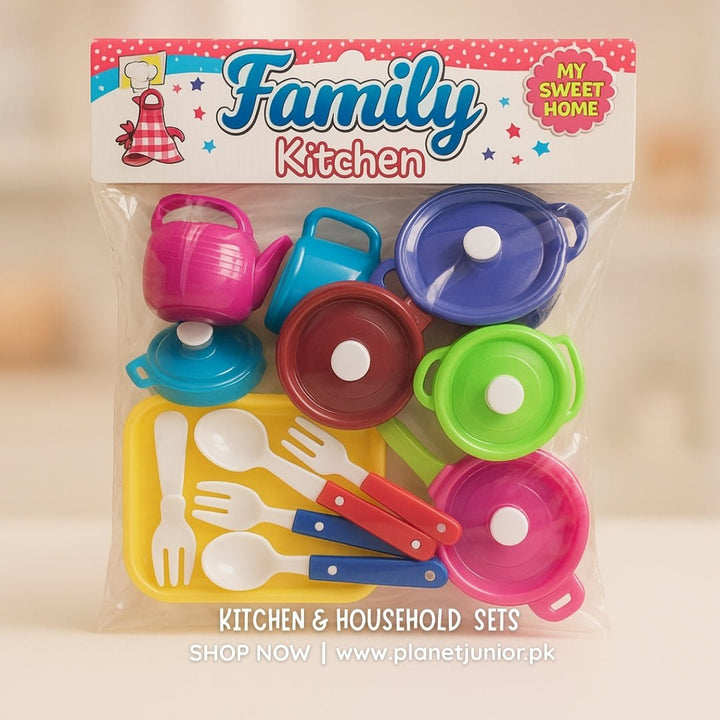 Family Kitchen Set For Kids - SBT813 - Planet Junior