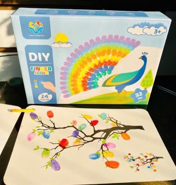 Finger Painting Coloring Book Set - AB559 - Planet Junior