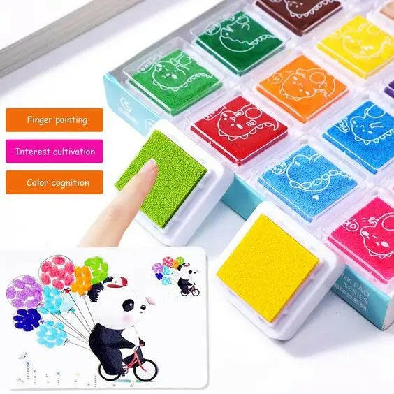 Finger Painting Coloring Book Set - AB559 - Planet Junior