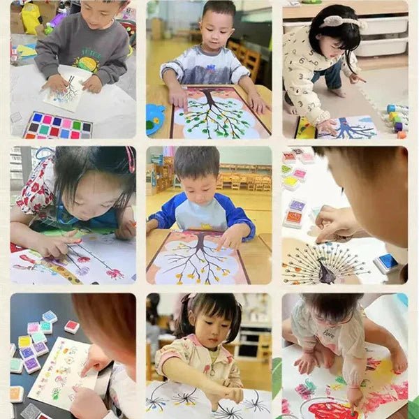 Finger Painting Coloring Book Set - AB559 - Planet Junior