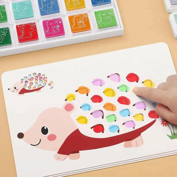 Finger Painting Coloring Book Set - AB559 - Planet Junior