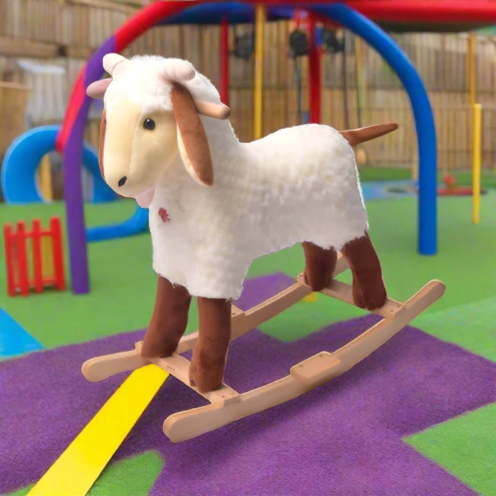 Fluffy Sheep Rocking Ride-On Adventure – Planet Junior