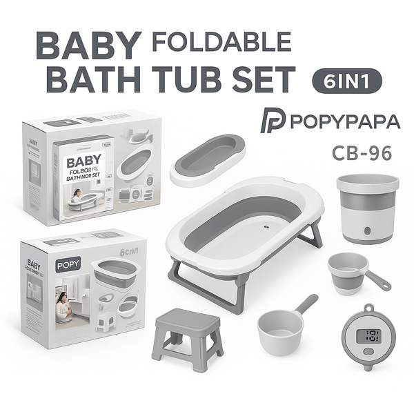 Foldable Baby Bath Tub – Safe, Space - Saving & Easy to Use - BLL-BT-96CB - Planet Junior