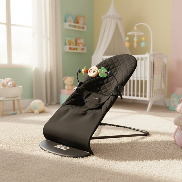 Foldable Baby Bouncer With Soft Cushion Seat – Cozy Comfort & Happy Playtime - BLL-BCR-558 - Planet Junior