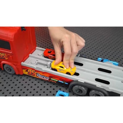 🚚💥 Foldable Transport Truck Toy with Car Ejection Launcher - RT - 978 - 92 - Planet Junior