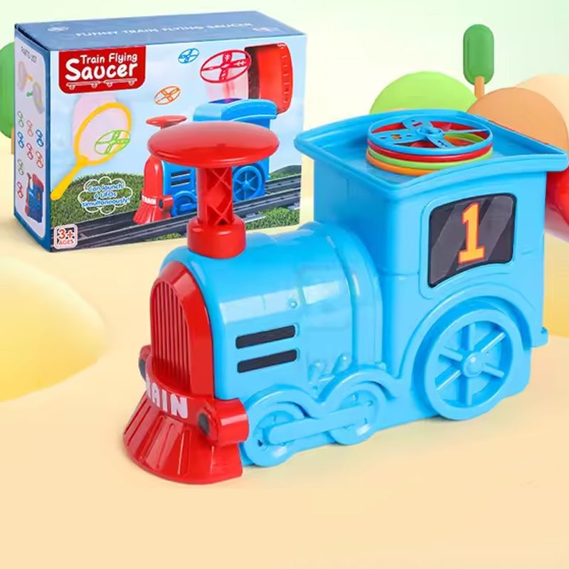 Foot Press Ejection Rocket and Train Set - AKT1010 - Planet Junior