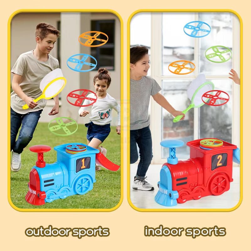 Foot Press Ejection Rocket and Train Set - AKT1010 - Planet Junior