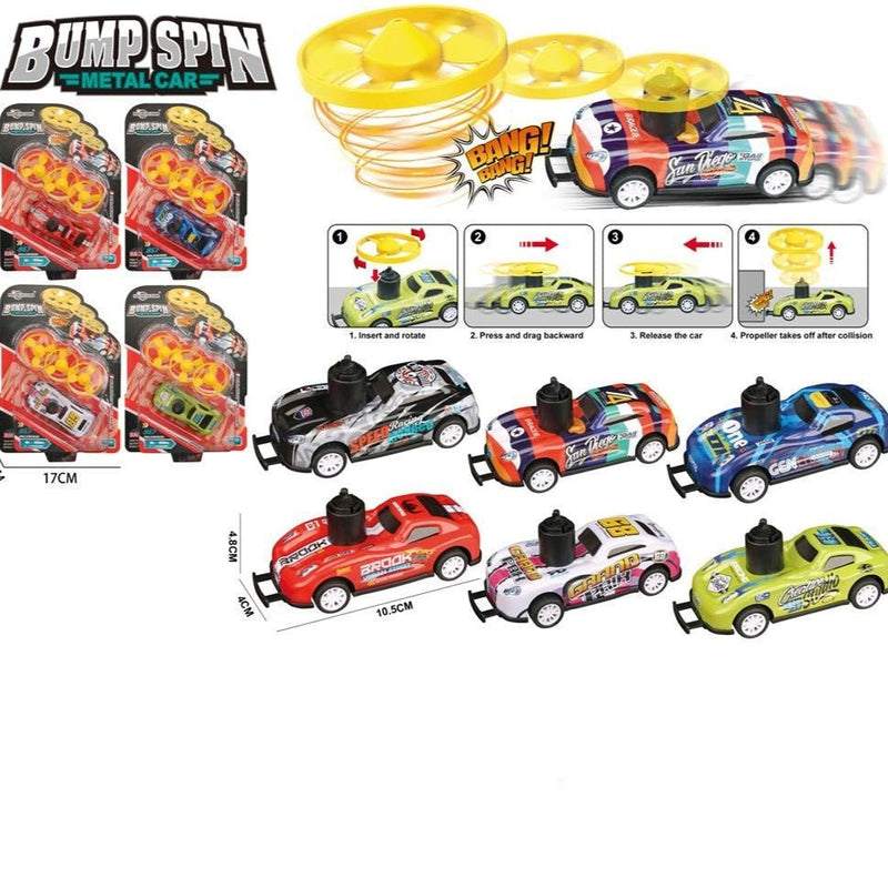 Friction Action Bump Spin Catapult UFO Car Pack - KZ957 - Planet Junior