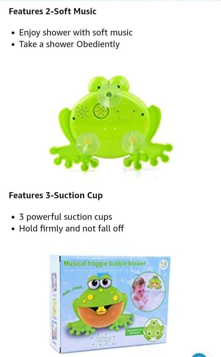 Froggy Fun Bath Bubble Maker - HMT6604 - Planet Junior