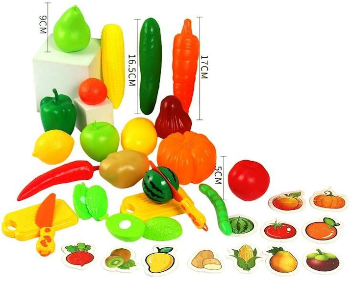 Fruit Cutting and Sorting Play Set with Basket - RT715 - Planet Junior