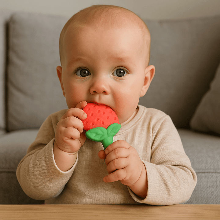 Fruit Shaped Silicon Baby Teether - BLL-BF-6018 - Planet Junior