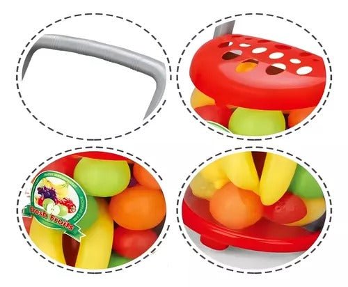 Fruit Shopping Cart Playset - BLL - MT - 981 - 01 - Planet Junior