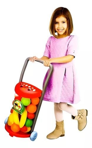 Fruit Shopping Cart Playset - BLL - MT - 981 - 01 - Planet Junior