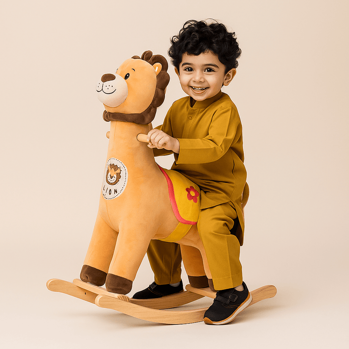 Fun Kids Rocking Lion for Adventure Playtime - BLL - RH - 19234LION - Planet Junior