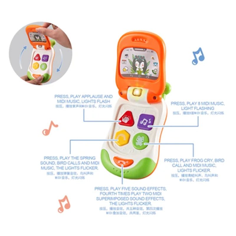 Funny Baby Musical Smart Phone - BLL - MT - 503 - 7 - Planet Junior