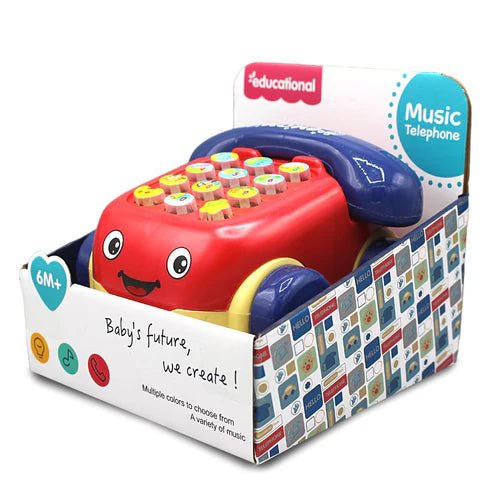 Funny Car Theme Musical Phone - BLL - MT - 888 - 1 - Planet Junior