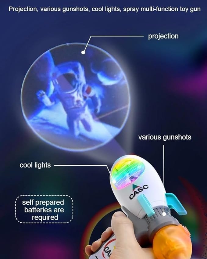 Galaxy Mission Projection Flash Gun with Lights & Sound - 922B - Planet Junior