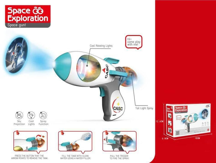 Galaxy Mission Projection Flash Gun with Lights & Sound - 922B - Planet Junior