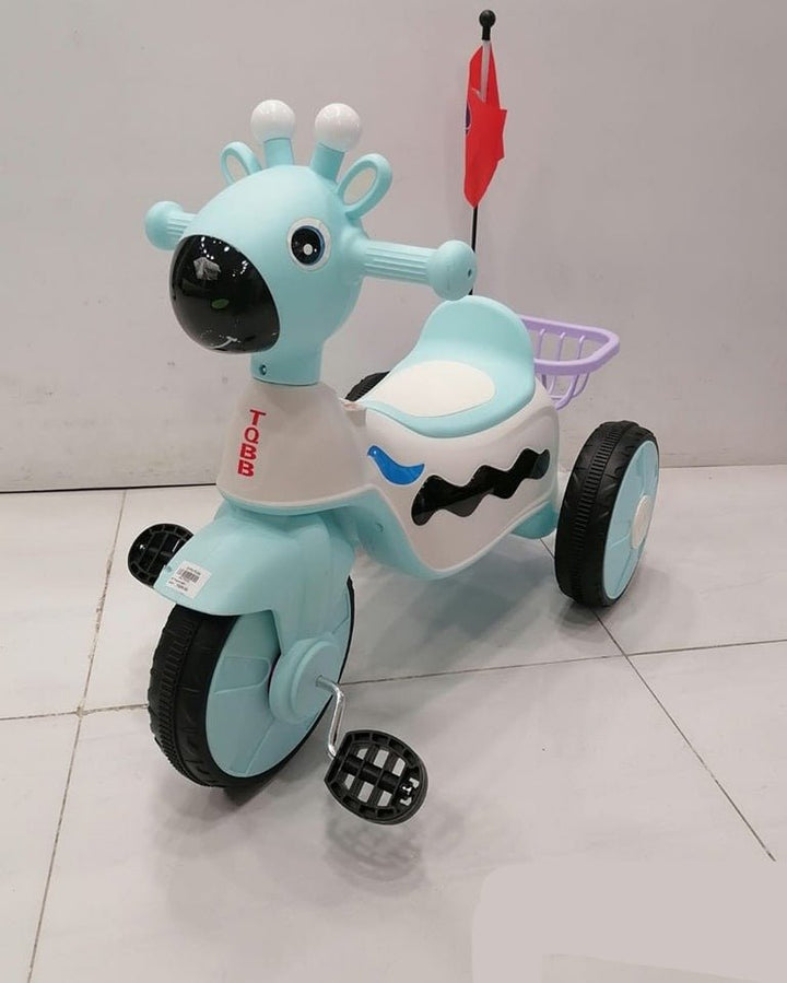 Giraffe Face Kids Tricycle Red - BLL - T - 2301R - Planet Junior