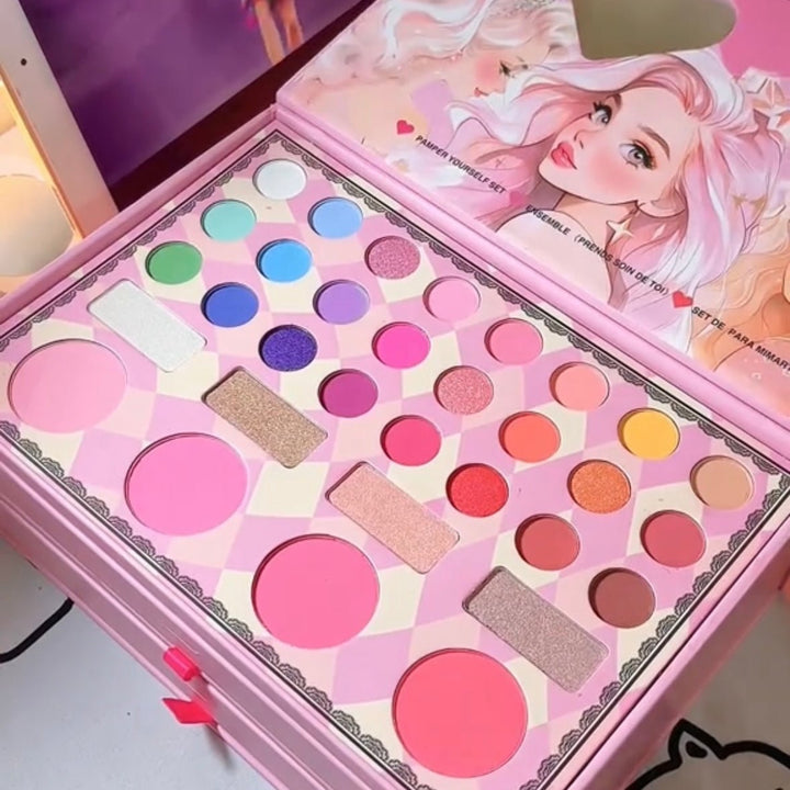 Glam Studio Layers Beauty Makeup Box - HT - IG3145 - Planet Junior