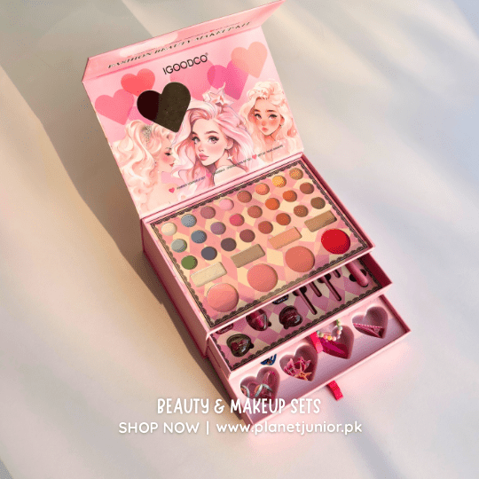 Glam Studio Layers Beauty Makeup Box - HT - IG3145 - Planet Junior