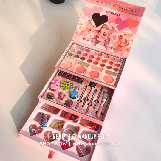 Glam Studio Layers Beauty Makeup Box - HT - IG3145 - Planet Junior