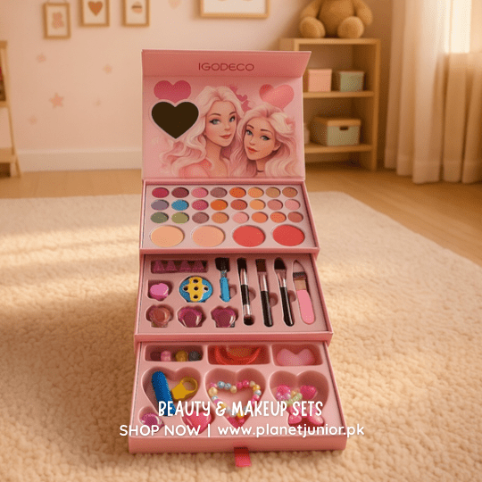 Glam Studio Layers Beauty Makeup Box - HT - IG3145 - Planet Junior