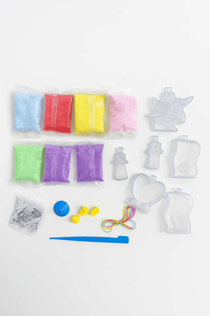 ✨ Glitter & Glow Sand Art Fairytale Style - DIY Craft Kit for Kids - AKT8936 - Planet Junior