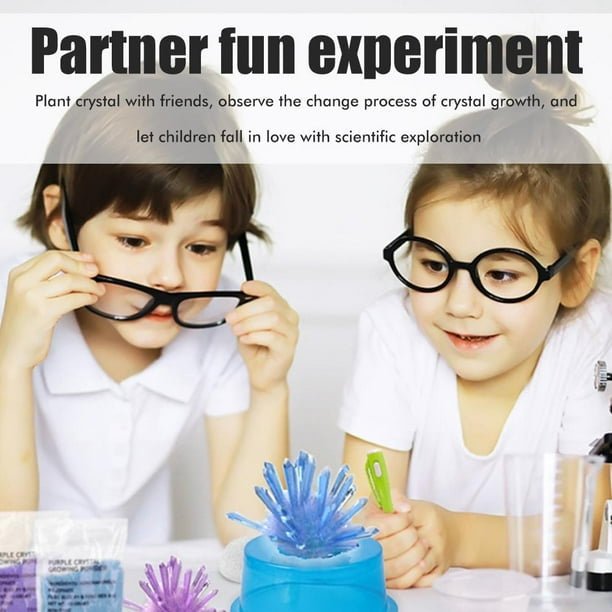 Glow Crystal Growing Kit – Watch Science Sparkle to Life! - AKT-T3504 - Planet Junior