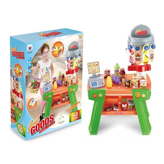 Grocery Shop Pretend Play Set | 43 Pcs - BLL - GT - 055W - Planet Junior