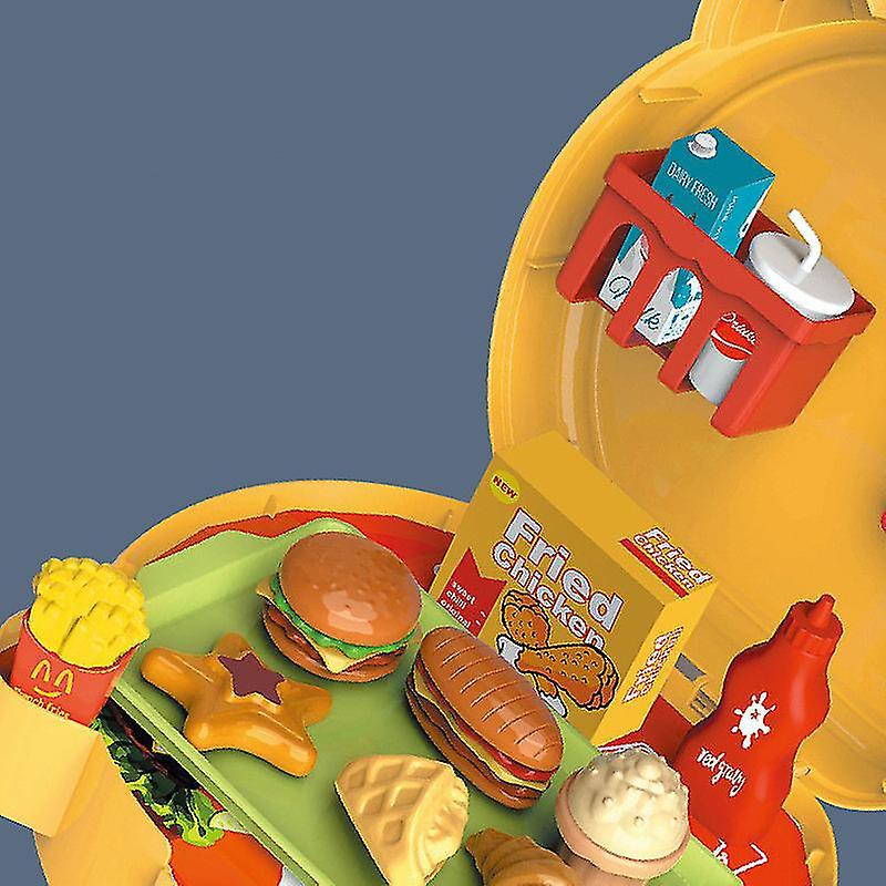 Hamburger Food Play Set | 14 Pcs - BLL - GT - 512 - 2YL - Planet Junior