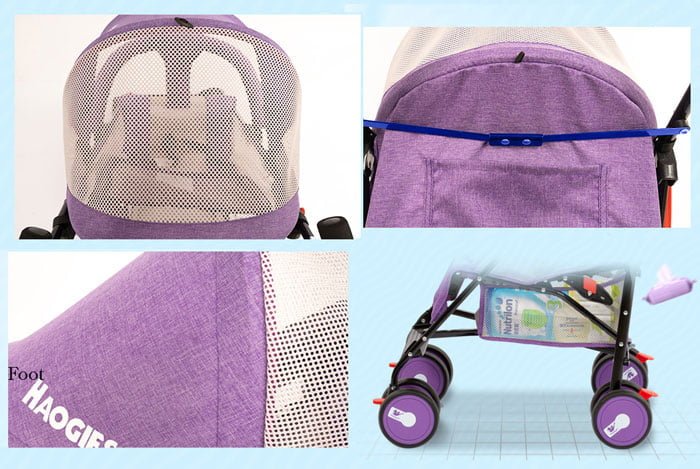 Haogies UltraLight Foldable Baby Stroller – Compact, Adjustable &amp; Travel - Friendly - BLL - BG - 103 - 3 - Planet Junior