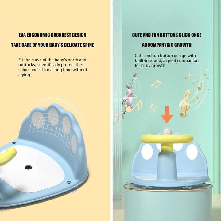 Happy Bath Time Kids Bath Tub with Steering Wheel - BLL - BT - 6862 - Planet Junior