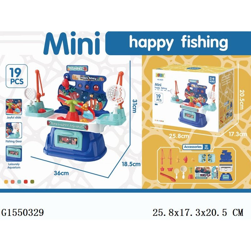 Happy Fishing Game | 19Pcs - BLL - MT - 8059 - Planet Junior