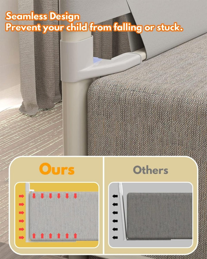 🛏️ Height Adjustable Baby Bed Rail | 6 Feet - BZ - HL - 1 - Planet Junior