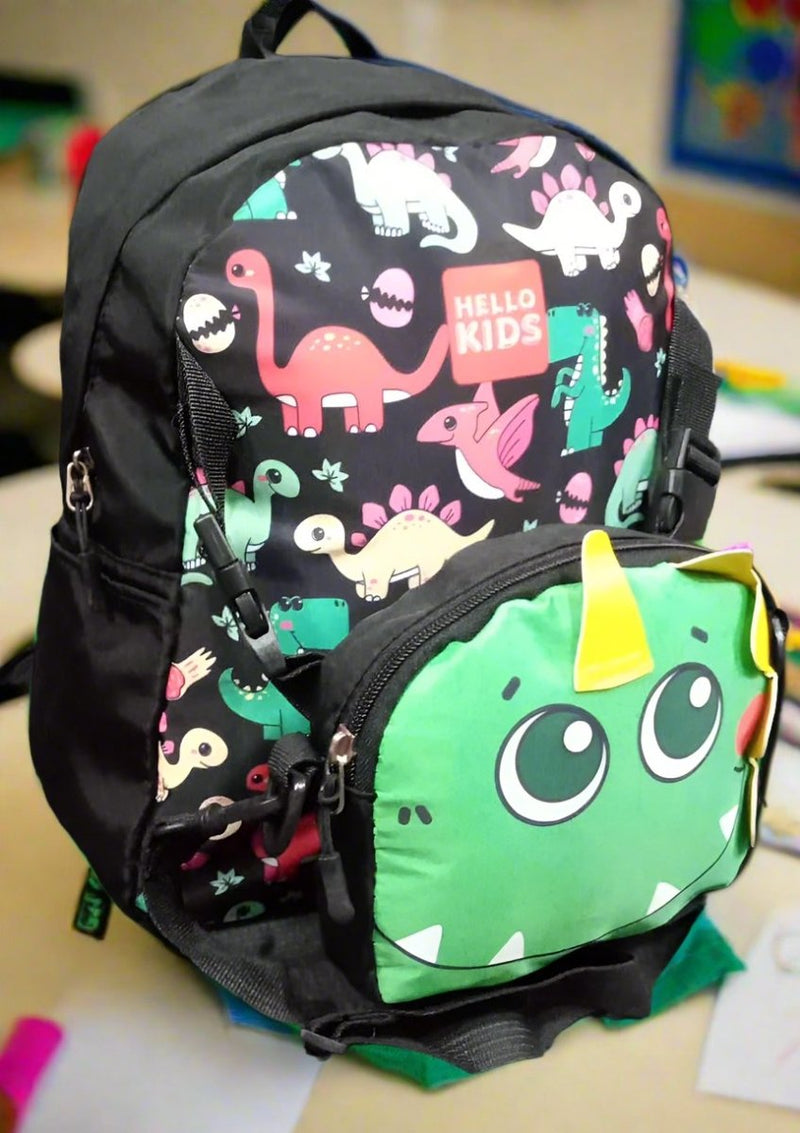 Hello Kids Dinosaur Theme School Bag - BLL - SB - 1250 - 4 - Planet Junior