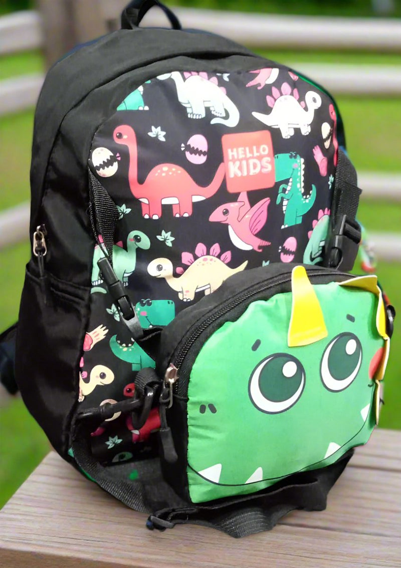 Hello Kids Dinosaur Theme School Bag - BLL - SB - 1250 - 4 - Planet Junior