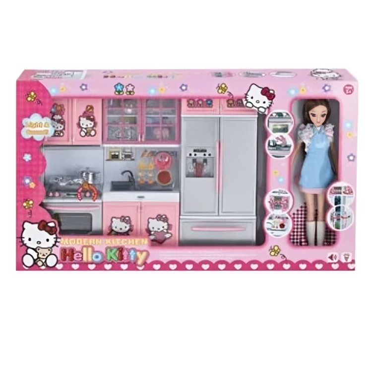 Hello Kitty Cooking Adventure Set with Doll - BLL - GT - 26210HK - D - Planet Junior