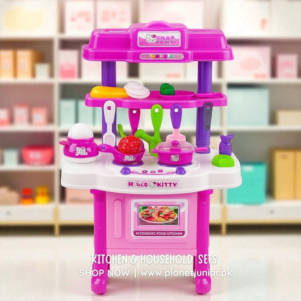 Hello Kitty Theme Kitchen Set - BLL - GT - 3830 - 9 - Planet Junior