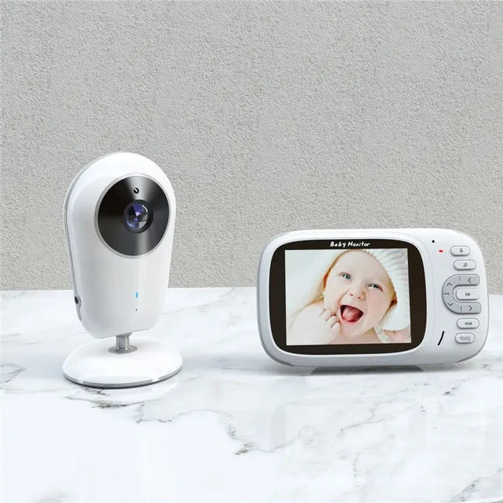 High - Resolution Baby Video Monitor – 3.2" LED, Clear Audio & Safe Connection - BLL-VBM-609VB - Planet Junior